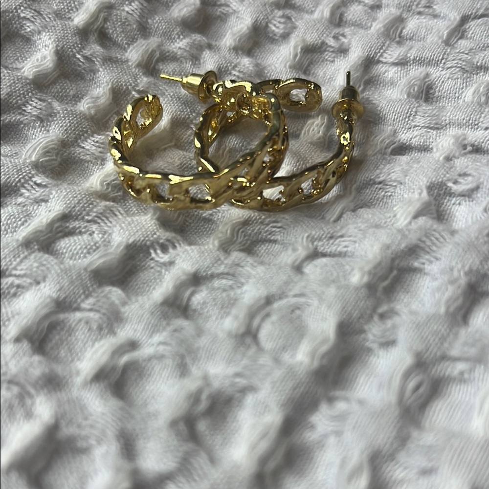 Gold Hoop Earrings